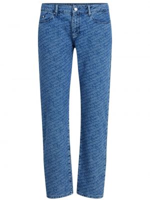 Jeans à imprimé Karl Lagerfeld bleu