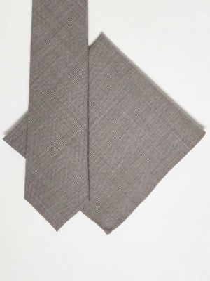 Узкий галстук Noak коричневый