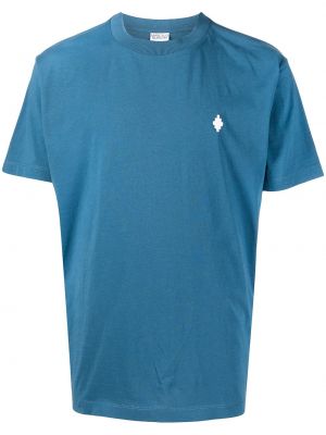 T-shirt mit print Marcelo Burlon County Of Milan blau