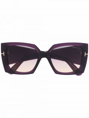 Oversized glasögon Tom Ford Eyewear lila