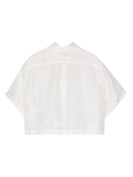Lněná košile Rxquette bílá