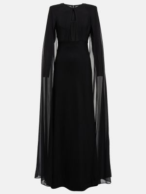 Шифоновое платье ROLAND MOURET черный
