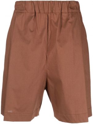 Shorts mit stickerei aus baumwoll Laneus braun