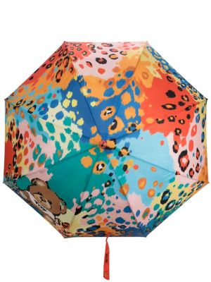 Dáždnik s potlačou s leopardím vzorom Moschino