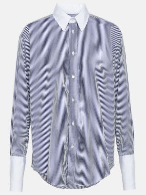 Pruhovaná bavlněná košile Polo Ralph Lauren bílá