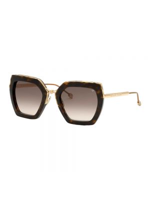 Okulary przeciwsłoneczne Philipp Plein brązowe