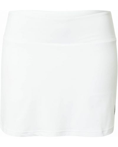Jednofarebná priliehavá sukňa s potlačou Bidi Badu - biela
