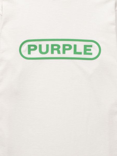 Bavlněná mikina s potiskem Purple Brand