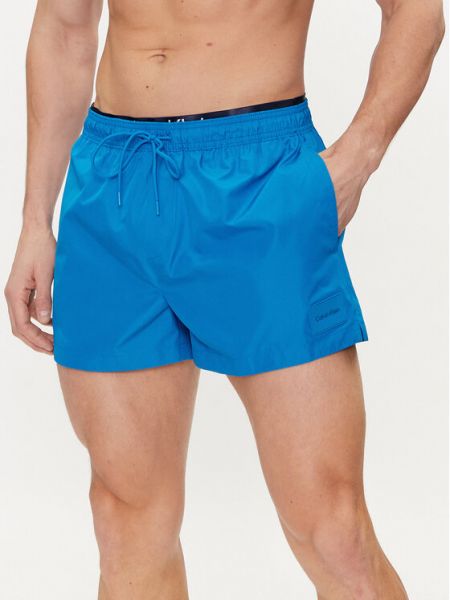 Pantaloni scurți Calvin Klein Swimwear albastru