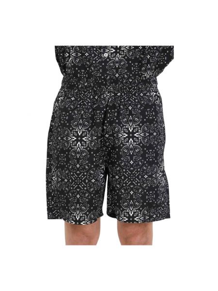 Shorts mit paisleymuster Garment Workshop schwarz