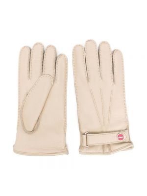 Rękawiczki Kiton białe