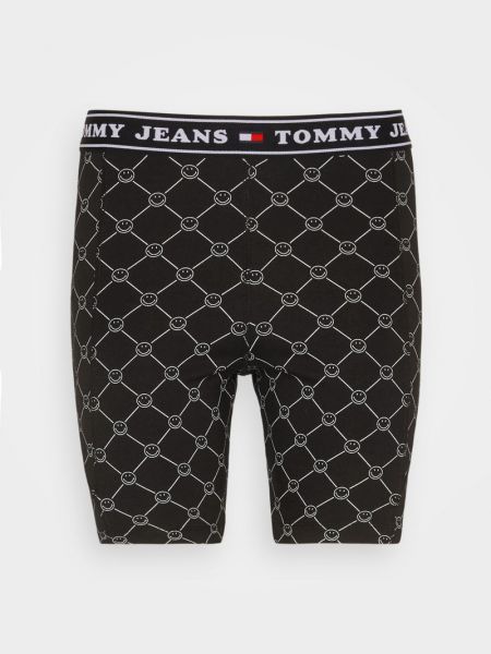 Legginsy Tommy Jeans czarne