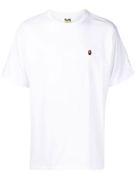 Bomull t-skjorte A Bathing Ape® hvit