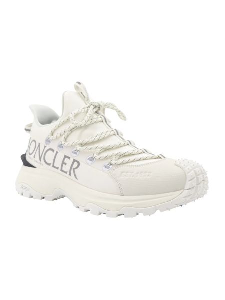 Sneakersy z nadrukiem Moncler białe
