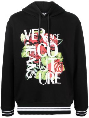 Hoodie Versace Jeans Couture svart