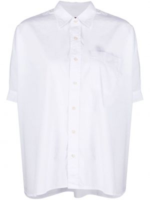 Hemd aus baumwoll R13 weiß