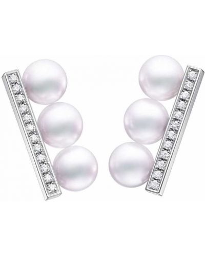 Pendientes con perlas Tasaki
