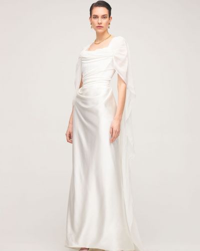 Hodvábne saténové šaty Vivienne Westwood
