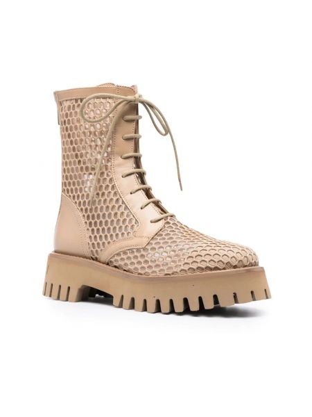 Ankle boots Casadei beige