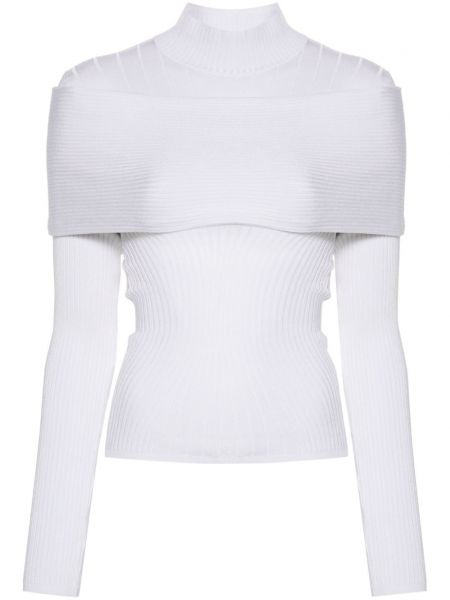 Strikket top Mugler hvid