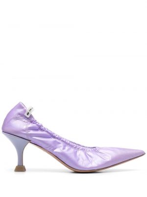 Pantofi cu toc cu vârf ascuţit Premiata violet