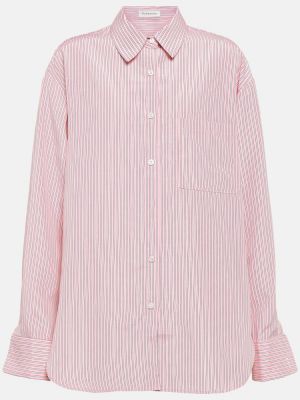 Camisa de crepé The Frankie Shop rosa