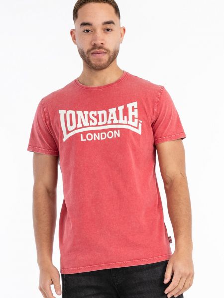 Tricou polo Lonsdale roșu