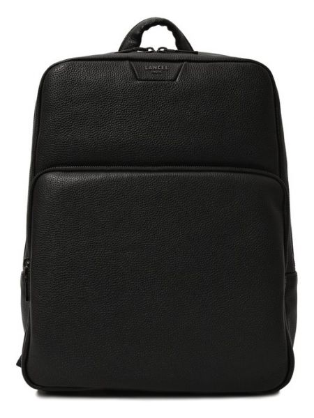 Кожаный рюкзак Lancel черный