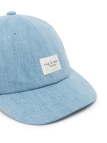 Kepurė su snapeliu Rag & Bone mėlyna