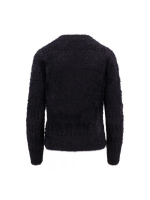 Dzianinowy sweter Balenciaga czarny