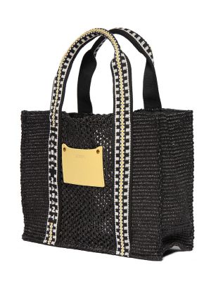 Nakupovalna torba Isabel Marant črna