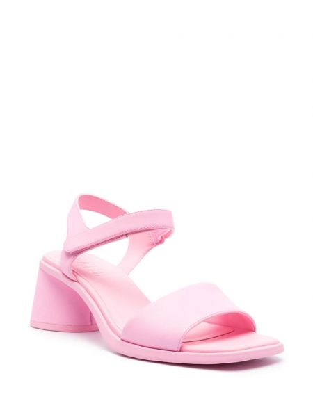 Kožené sandály Camper růžové