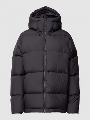 Pikowana kurtka z kapturem Peak Performance czarna