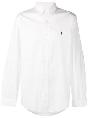 Camisa con bordado Polo Ralph Lauren blanco