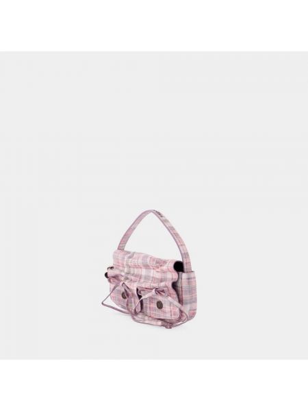 Bolsa de cuero Acne Studios rosa
