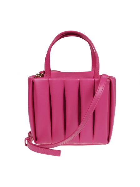 Shopper handtasche mit taschen Themoirè pink