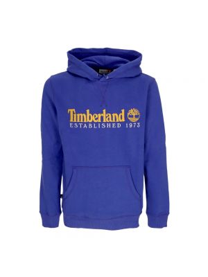 Bluza z kapturem Timberland niebieska
