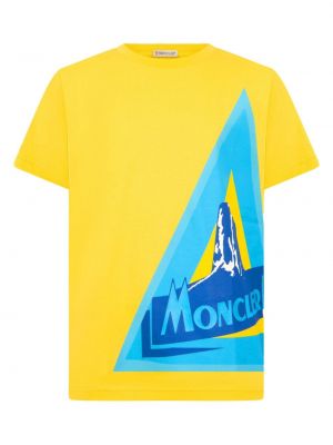T-shirt di cotone con stampa Moncler Enfant