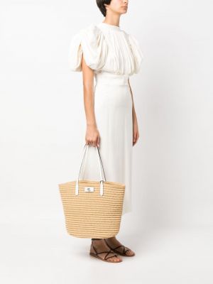 Shopper handtasche Lauren Ralph Lauren beige