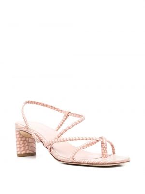 Kontsaga sandaalid Del Carlo roosa