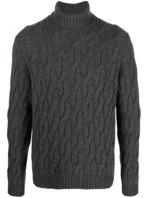 Vlněný svetr Zanone šedý