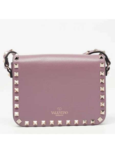 Bolso cruzado de cuero retro Valentino Vintage