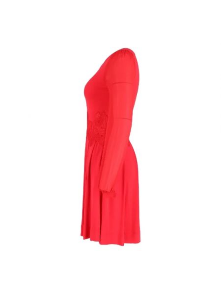 Sukienka z wiskozy Michael Kors Pre-owned czerwona