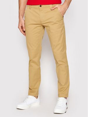 Pantaloni chino Tommy Jeans marrone
