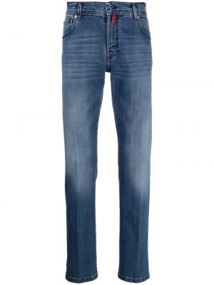 Straight leg jeans Kiton blu