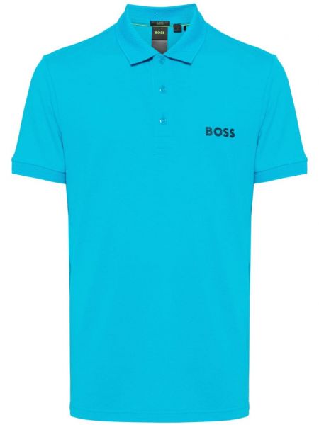 Poloshirt Boss blå