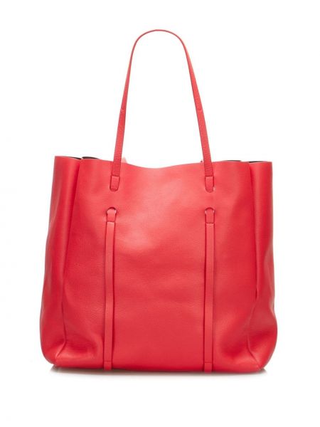 Shopper kabelka Balenciaga Pre-owned červená