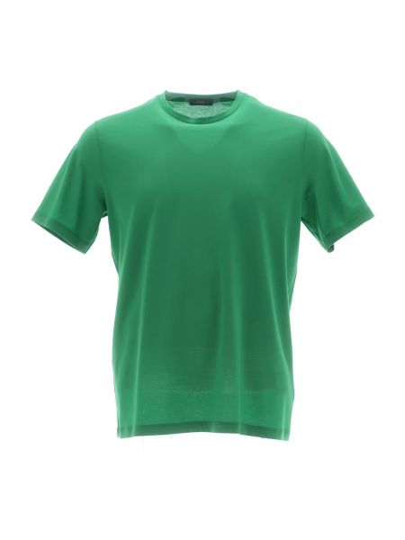 Krepp t-shirt Herno grün