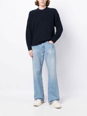 Sweter wełniany Isabel Marant niebieski