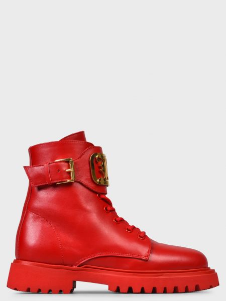 Красные ботинки John Galliano